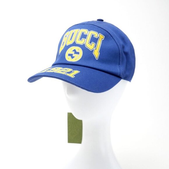 Gucci Hat M Gregoire Cap Size M 58 Interlocking G Logo 1921